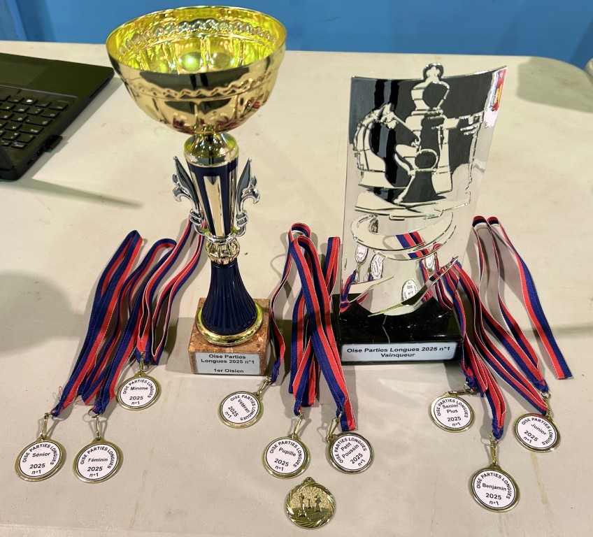 Podium du championnat de l'Oise à Crépy